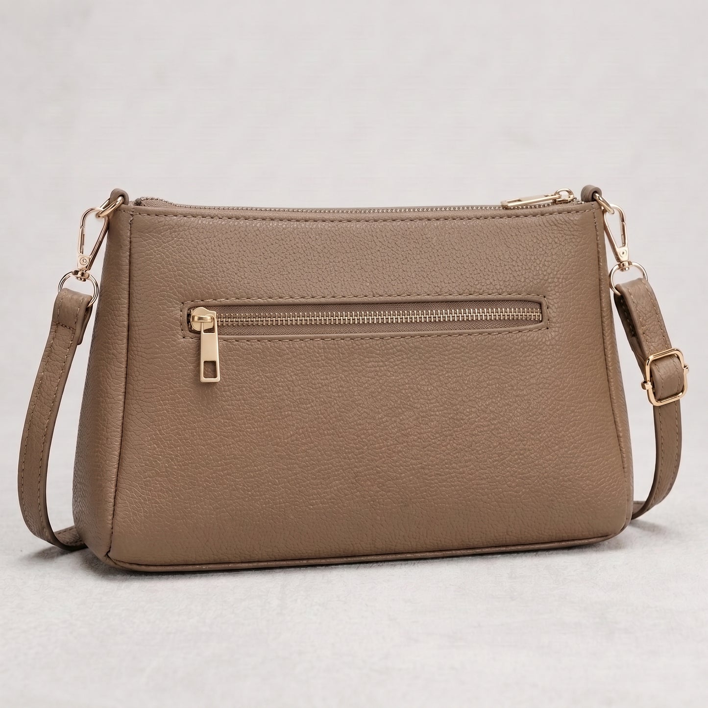 Lunara Classic Crossbody Bag - Beige