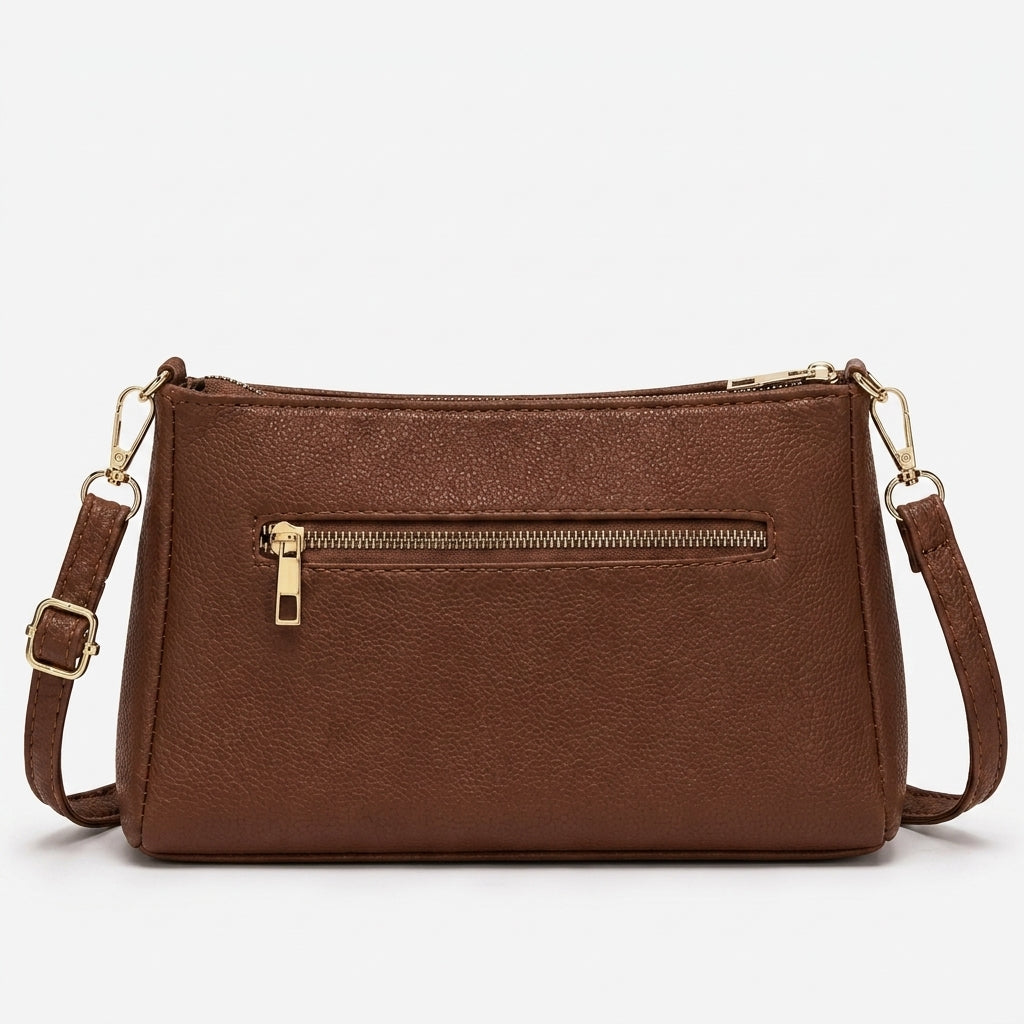 Lunara Classic Crossbody Bag - Brown