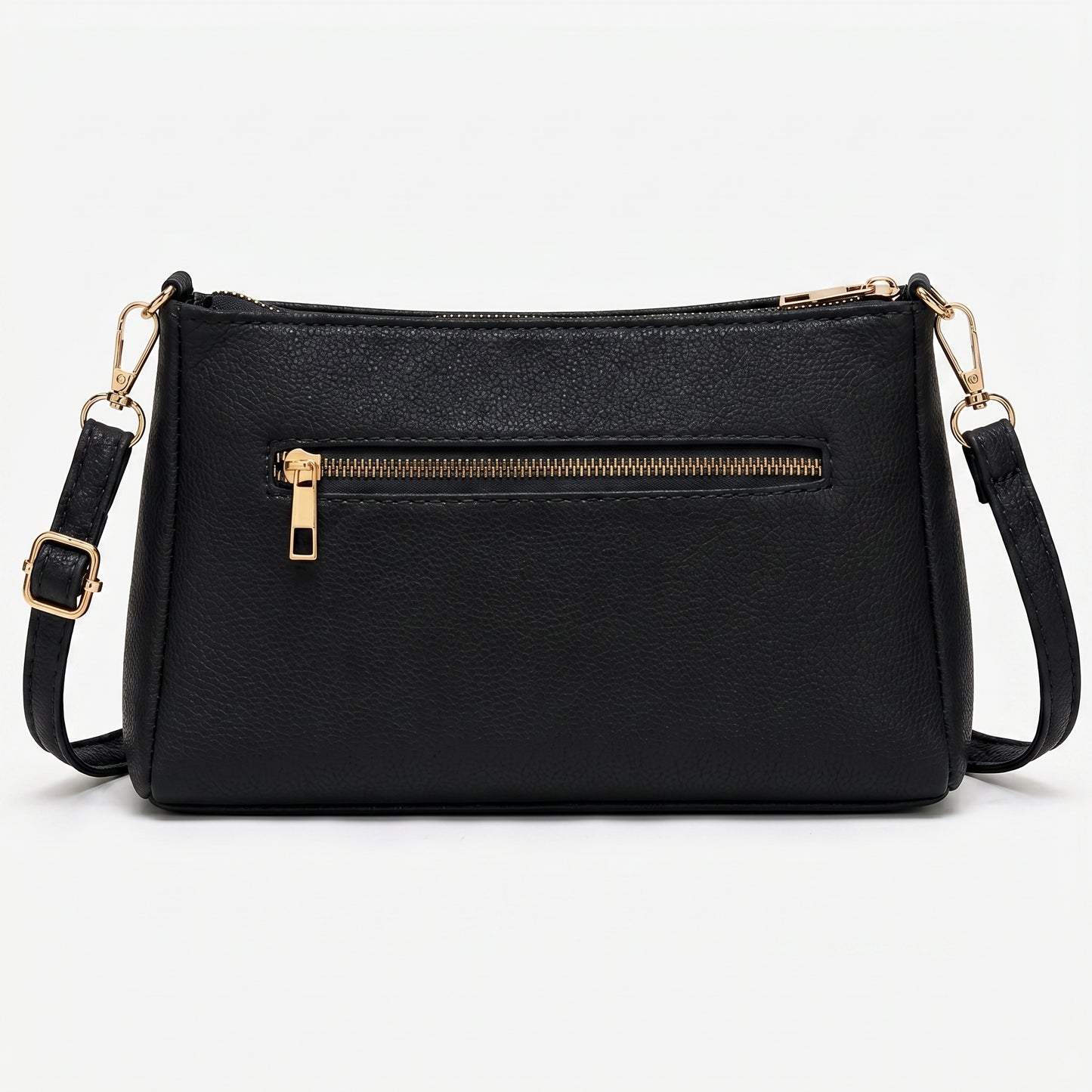 Lunara Classic Crossbody Bag - Black